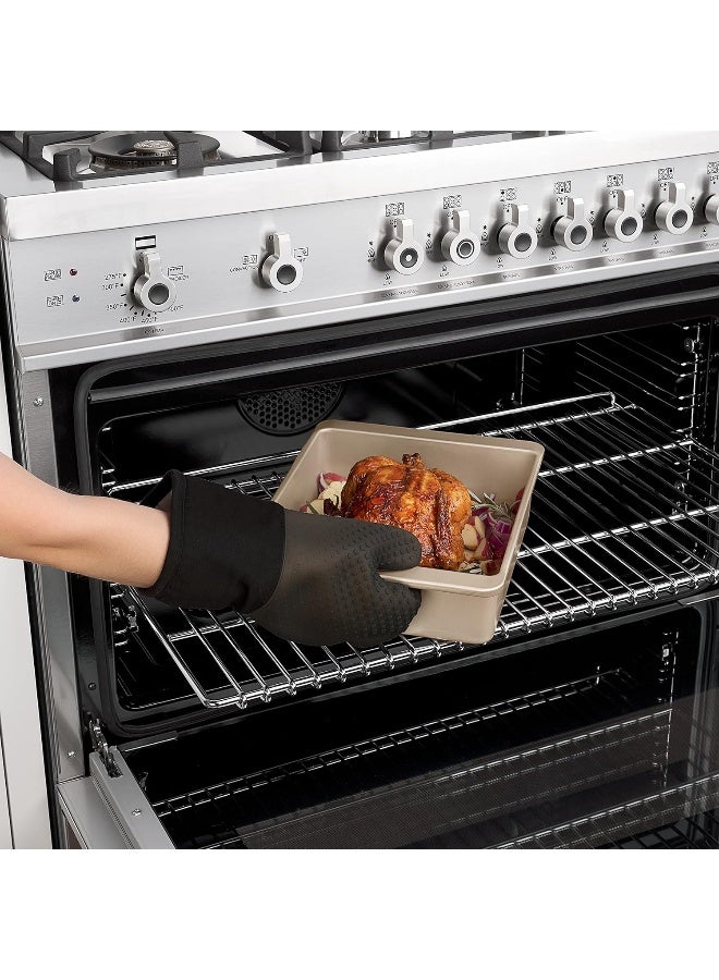 OXO Good Grips Silicone Oven Mitt Black  - Image 2
