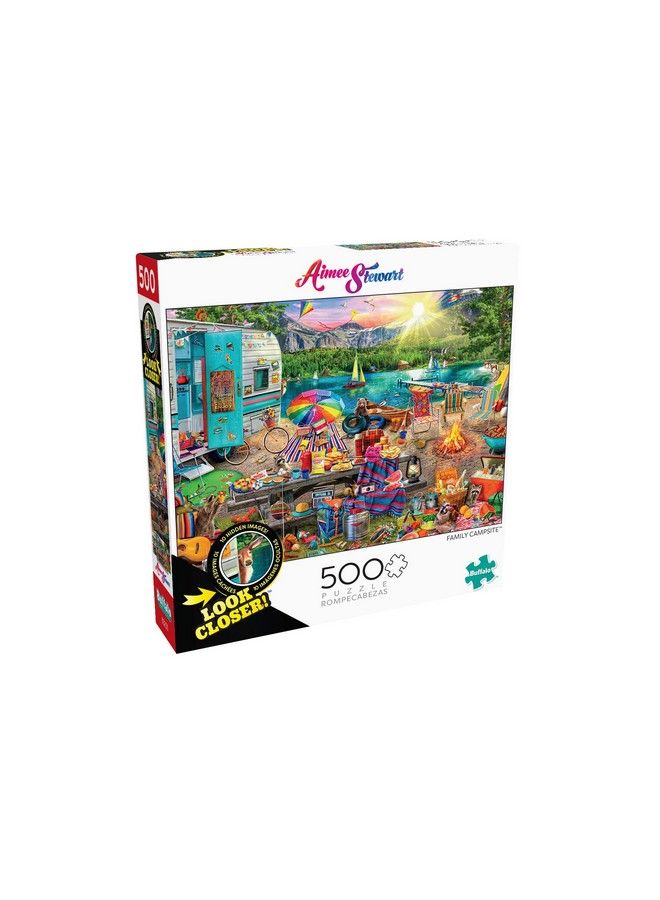 Buffalo Games بازل 500 قطعة لمخيم عائلة إيمي ستيوارت مع صور مخفية - Image 4