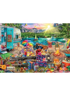 Buffalo Games Aimee Stewart Family Campsite 500 Piece Jigsaw Puzzle With Hidden Images  - Image 2