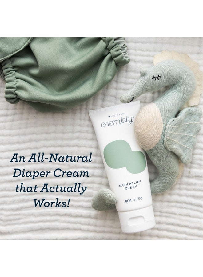 Esembly Rash Relief Cream, Organic and Cloth Friendly Zinc Oxide Barrier Cream, Soothes and Heals Diaper Rash, Natural Aid for Baby Bottom Discomfort, 3oz - Image 4