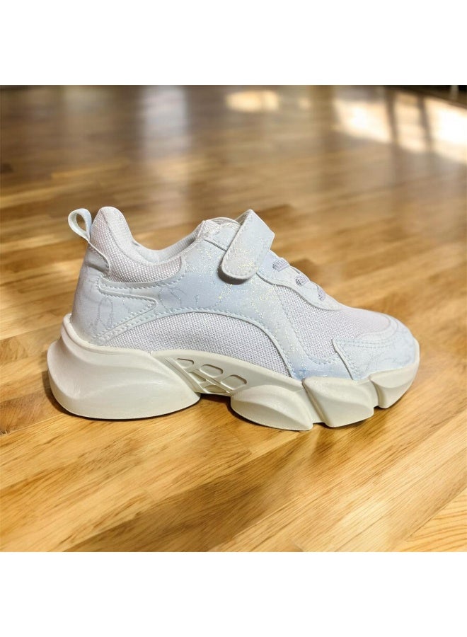 كوتشي أطفال خفيف بنعل سميك، برباط لاصق وخامة متنفّسة للاستخدام اليومي - Image 3