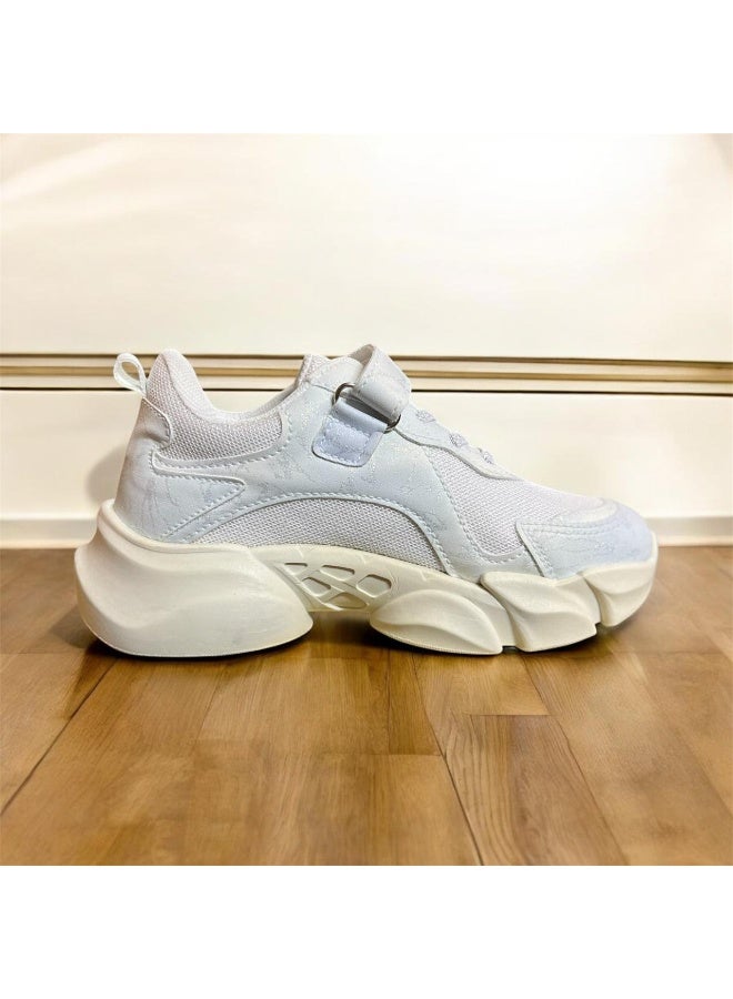 كوتشي أطفال خفيف بنعل سميك، برباط لاصق وخامة متنفّسة للاستخدام اليومي - Image 2