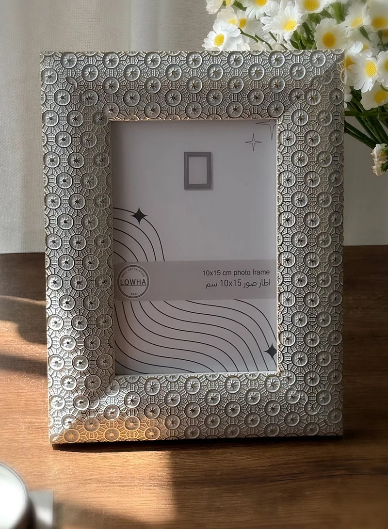 LOWHA Ornate Tabletop Picture Photo Frame with MDF Backing Includes Built-in Stand and Acrylic Front