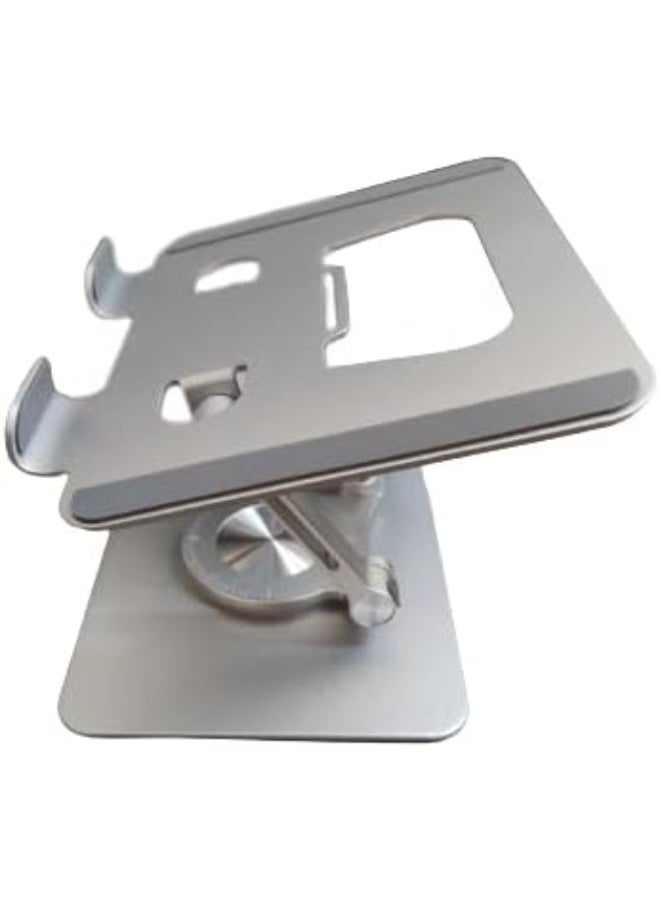 حامل لابتوب FADNITE الفاخر مع قاعدة دوارة 360 درجة – قابل لتعديل الارتفاع والزاوية، تصميم معدني قوي للمكاتب - Image 1