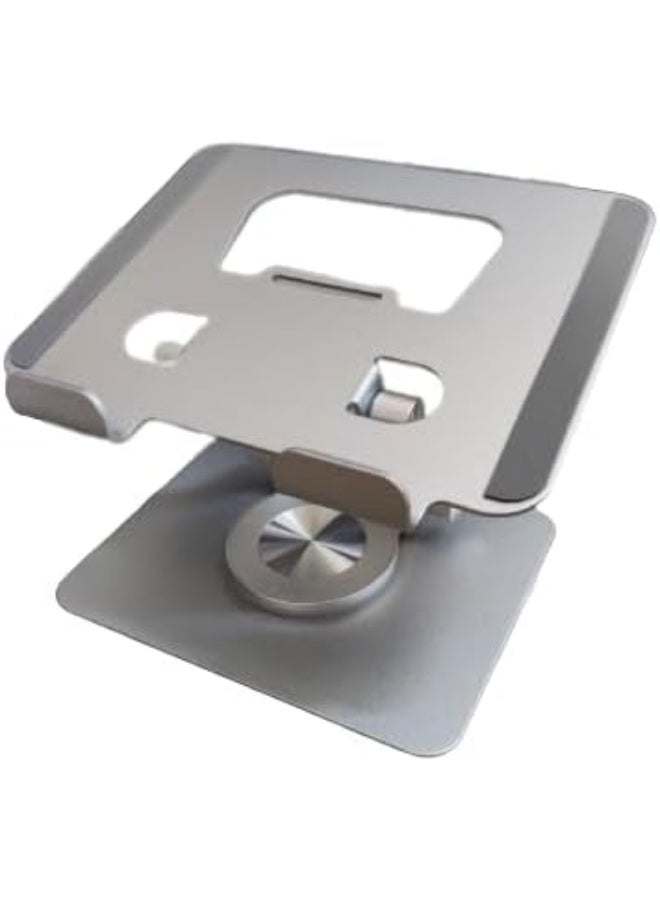 حامل لابتوب FADNITE الفاخر مع قاعدة دوارة 360 درجة – قابل لتعديل الارتفاع والزاوية، تصميم معدني قوي للمكاتب - Image 4