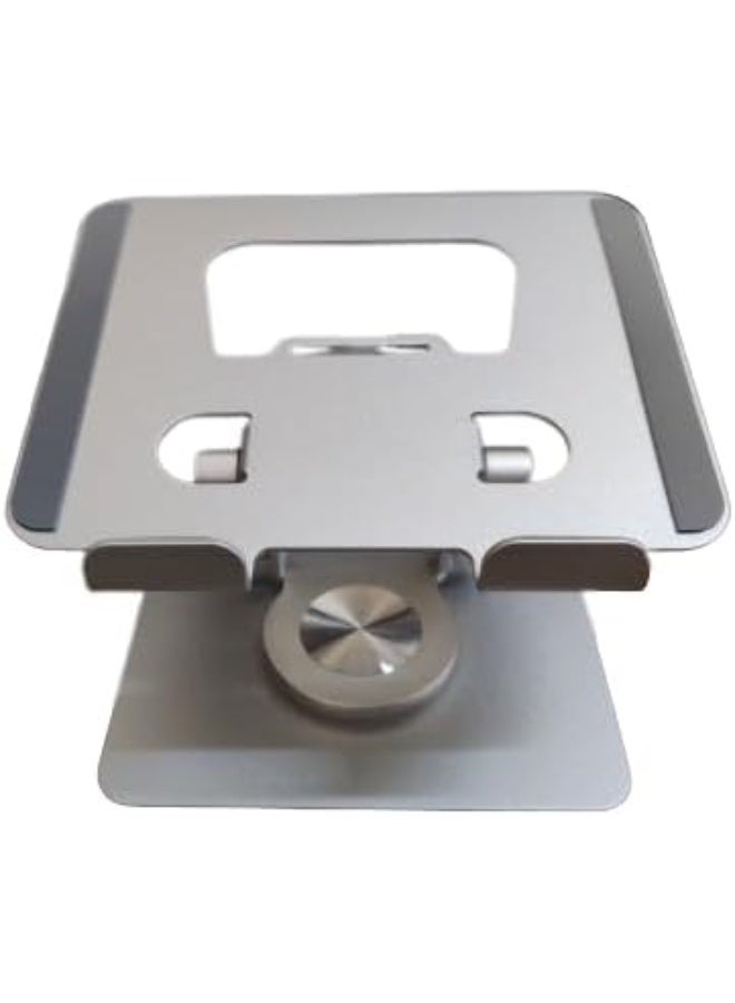 حامل لابتوب FADNITE الفاخر مع قاعدة دوارة 360 درجة – قابل لتعديل الارتفاع والزاوية، تصميم معدني قوي للمكاتب - Image 3