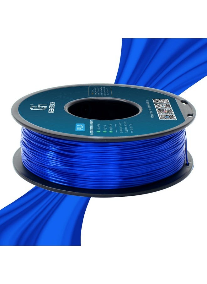 جيتيك خيوط Geeetech Metal Shine مقاس 1.75 مم للطابعات ثلاثية الأبعاد، بكرة PLA حريرية 1 كجم (2.2 رطل)، أزرق ملكي معدني...  - Image 3