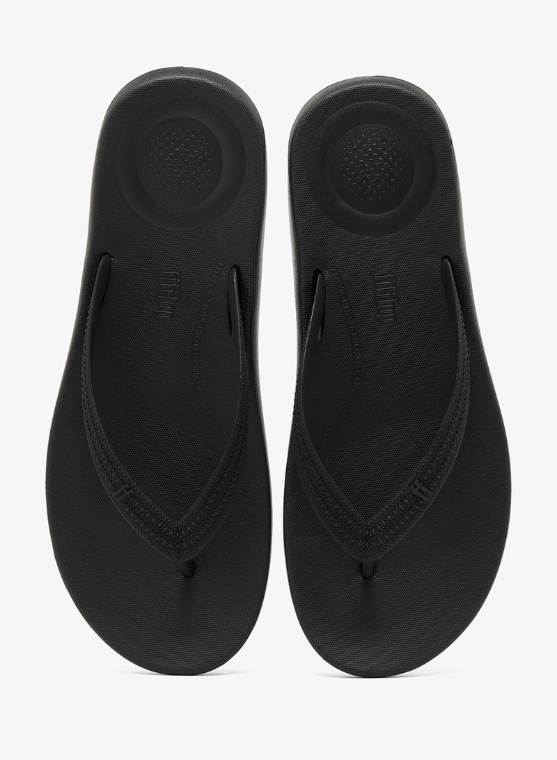 FitFlop Iqushion Textured Strap Flip-Flops - Image 5