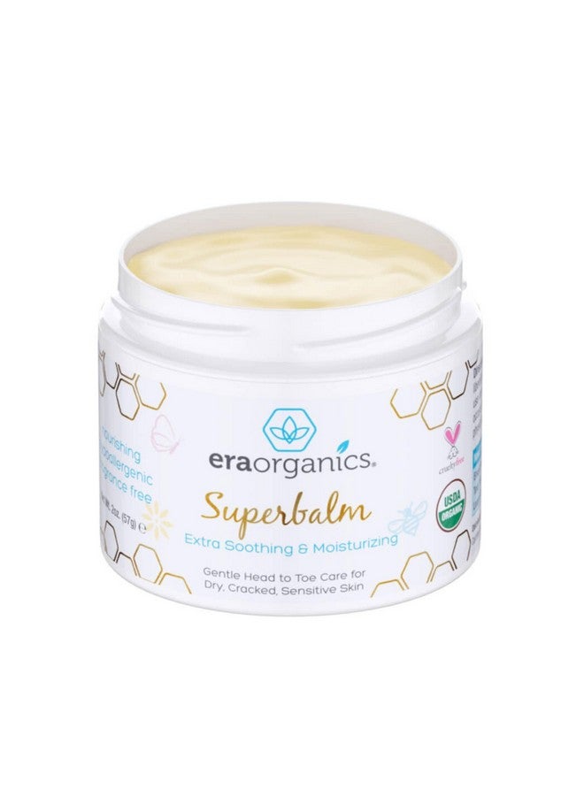 Era Organics Healing Ointment For Babies Usda Certified Organic Natural Gentle Moisturizer For Sensitive Skin Prone To Baby Eczema Cradle Cap (Infant Seborrheic Dermatitis) Rashes Hives & More - Image 1