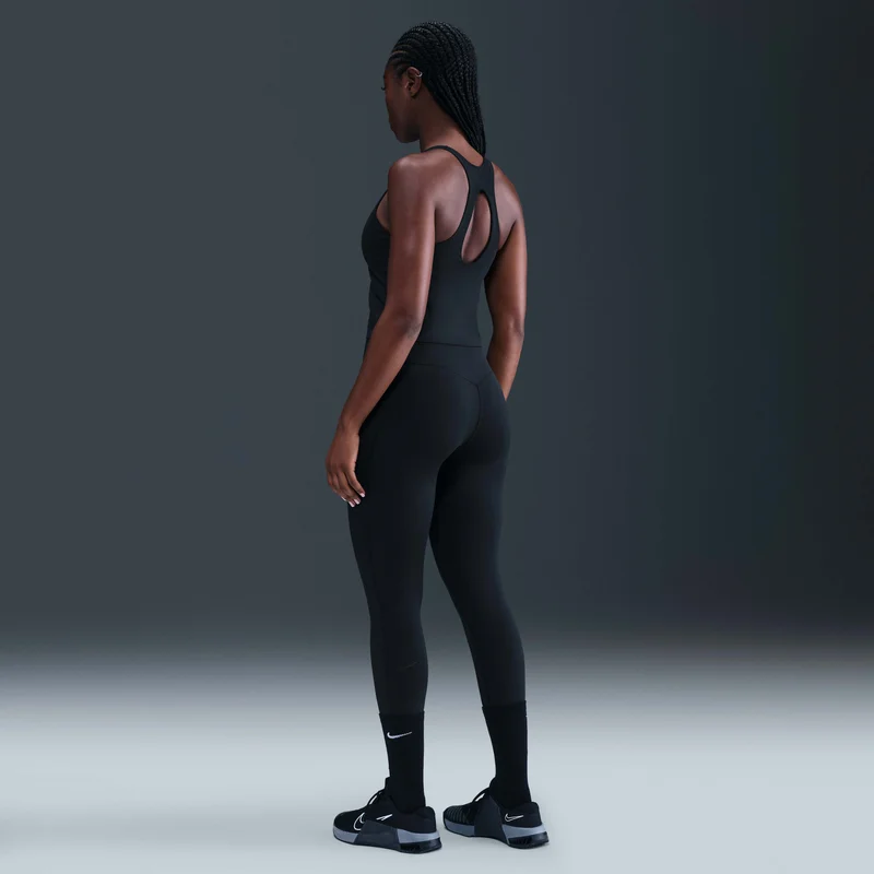 Nike Black Women's Universa Medium-support Padded Sports Bra Tank for Women | Best Price UAE