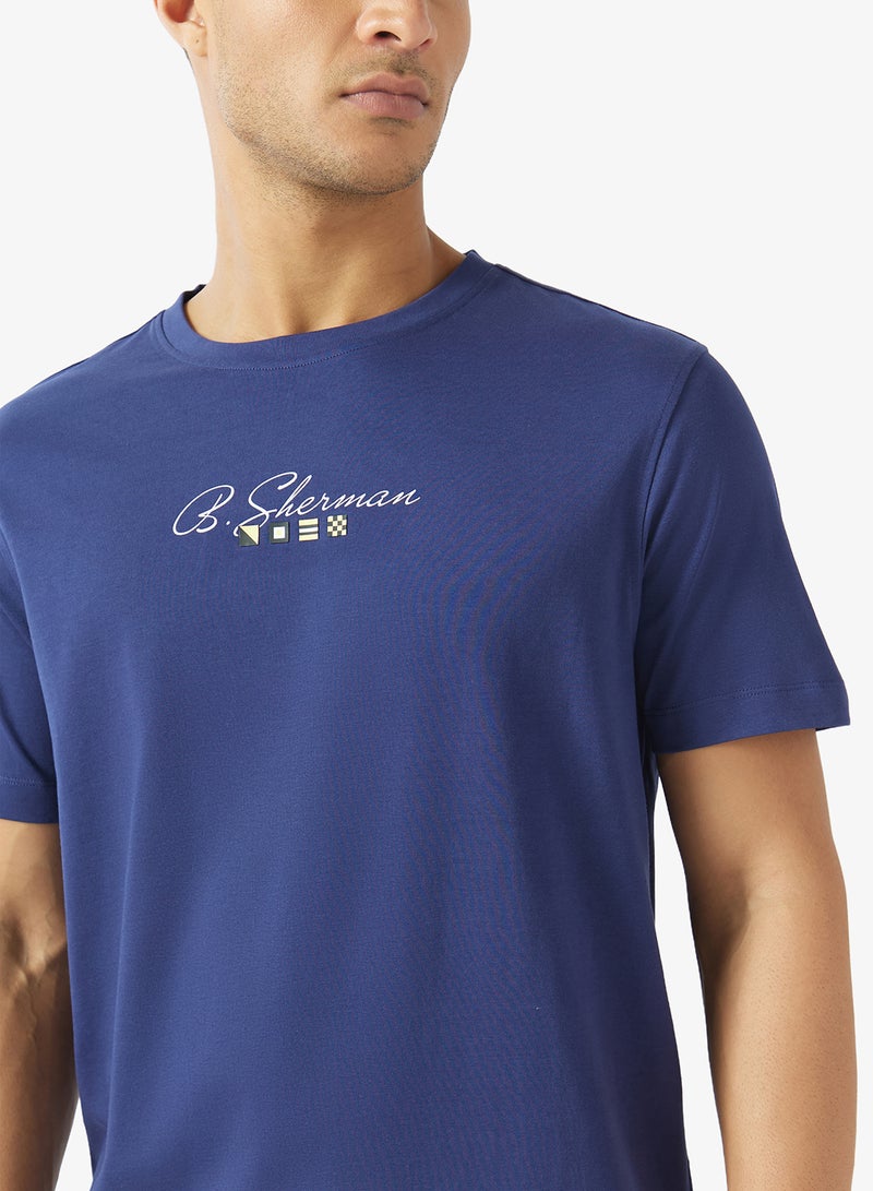 Ben Sherman Printed Crew Neck T-Shirt - Image 3