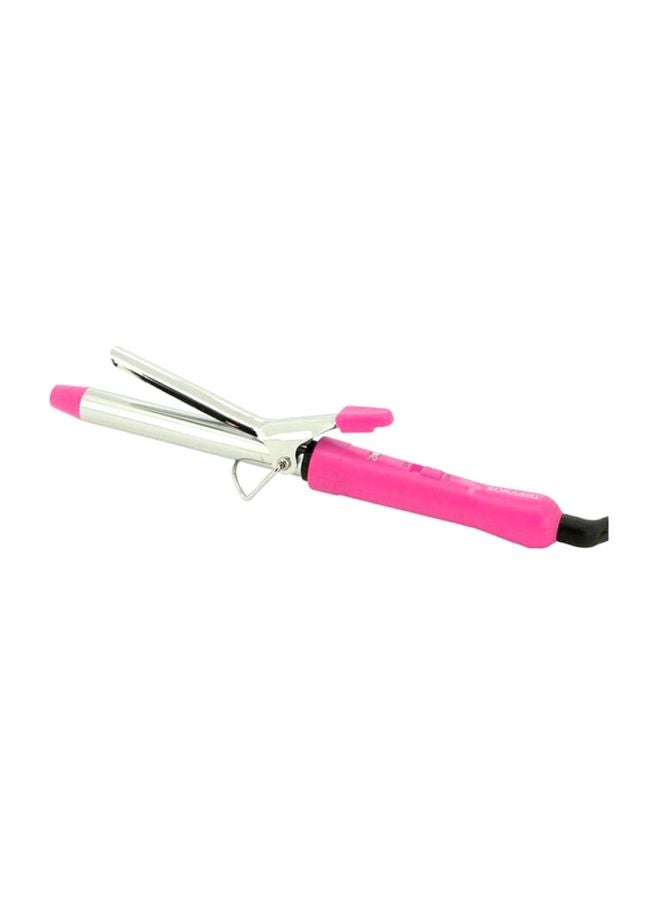 SONASHI Hair Curler For All Hair Types Temperature Setting Of 200 Degree With ONOFF Switch And 360 degree swivel cord Hanging Loop SHC-3002 Pink/Silver - Image 3