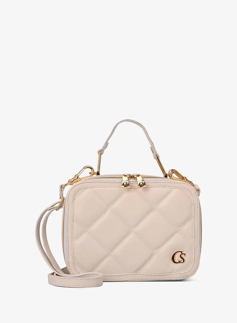 Carmen Steffens Quilted Bag Classic White