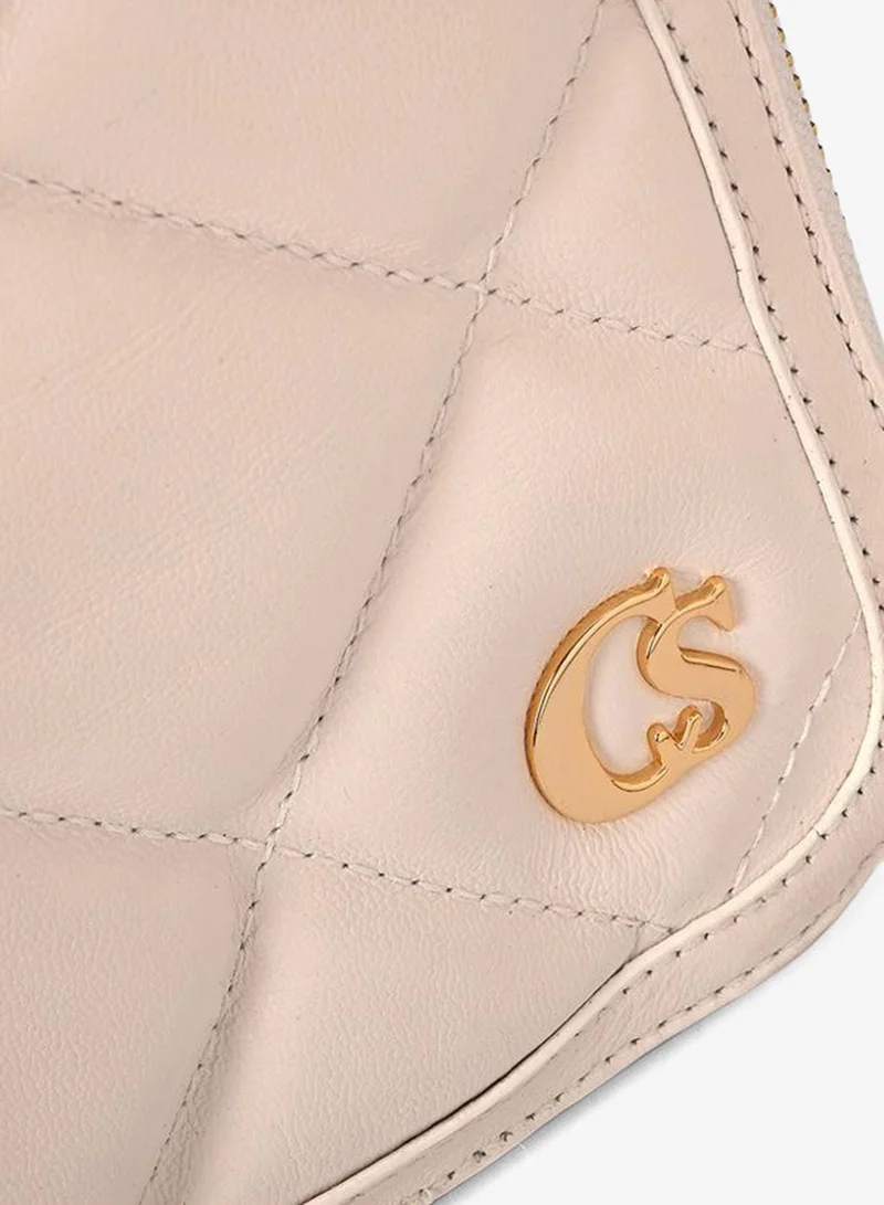 Carmen Steffens  Quilted Bag Classic White for Women | Best Price UAE