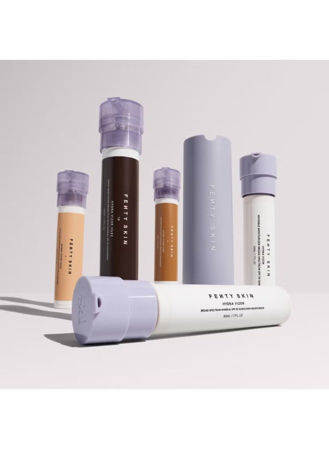 Fenty Skin Hydra Vizor Huez Tinted Moisturiser Broad Spectrum Mineral SPF 30 Sunscreen - Shade 1 - Image 4