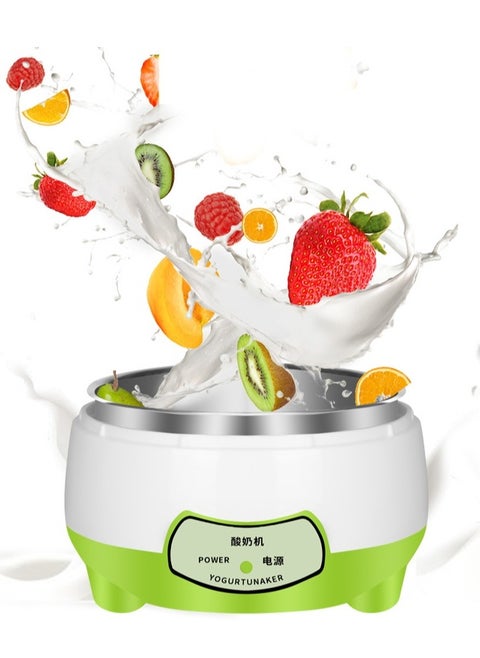 Mini Greek Yogurt Maker, Electric Automatic Yogurt Maker Machine, Multifunctional Diy Yogurt Fermenting Machine, Simple Home Yogurt Machine For Making Yogurt And Rice Wine(1pc Green)
