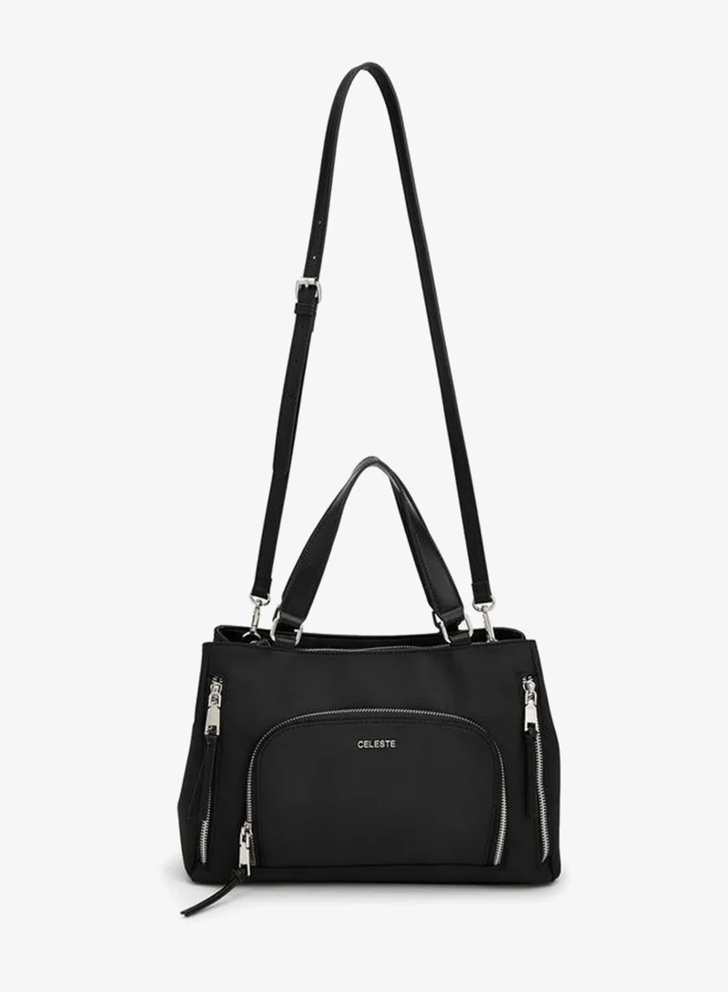 Celeste BLACK Tote Bag With Detachable Strap for Women | Best Price UAE
