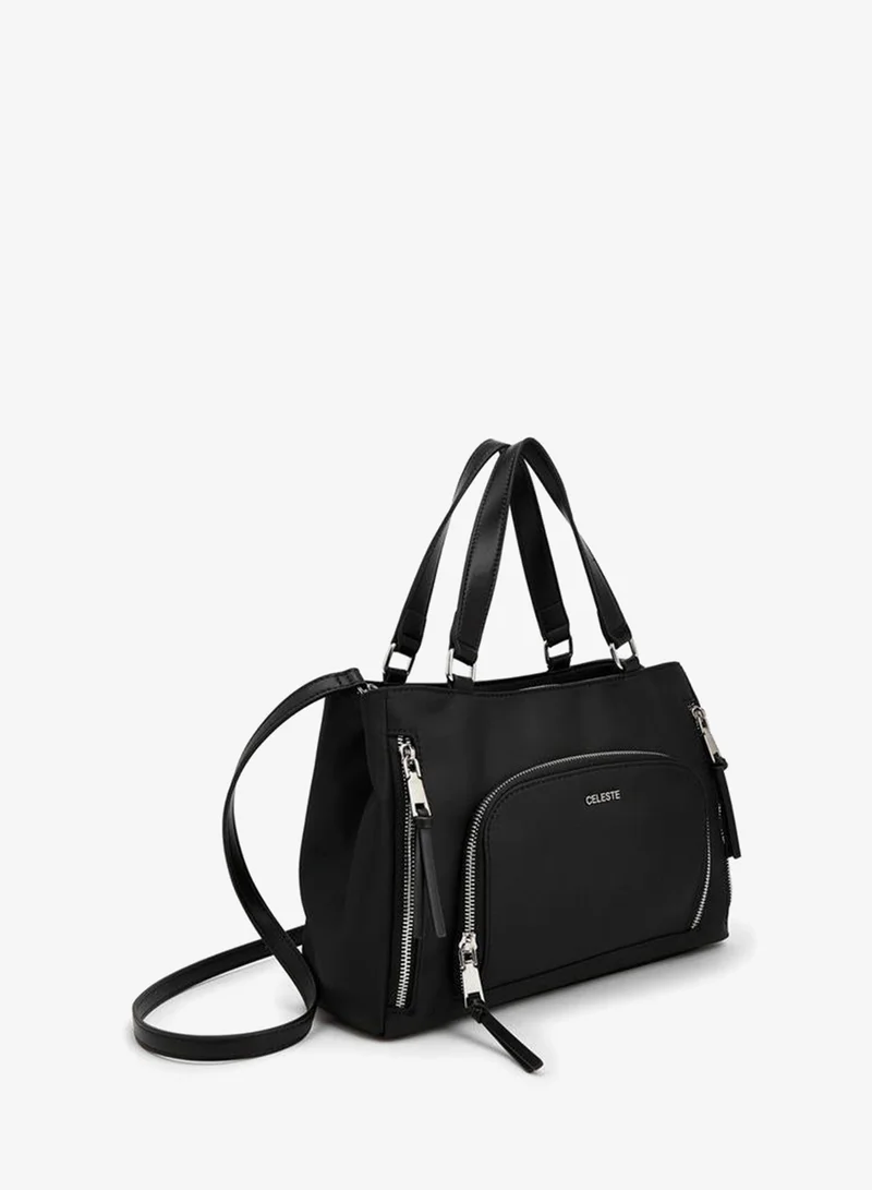 Celeste BLACK Tote Bag With Detachable Strap for Women | Best Price UAE