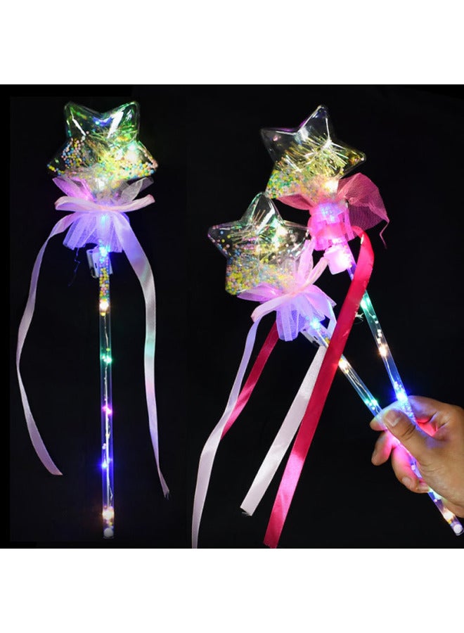 New Fairy Wand, Fluorescent Stick, Starry Sky Ball, Wave Ball, Magic Wand, Flash Stick, Kindergarten Activity Small Gift 
