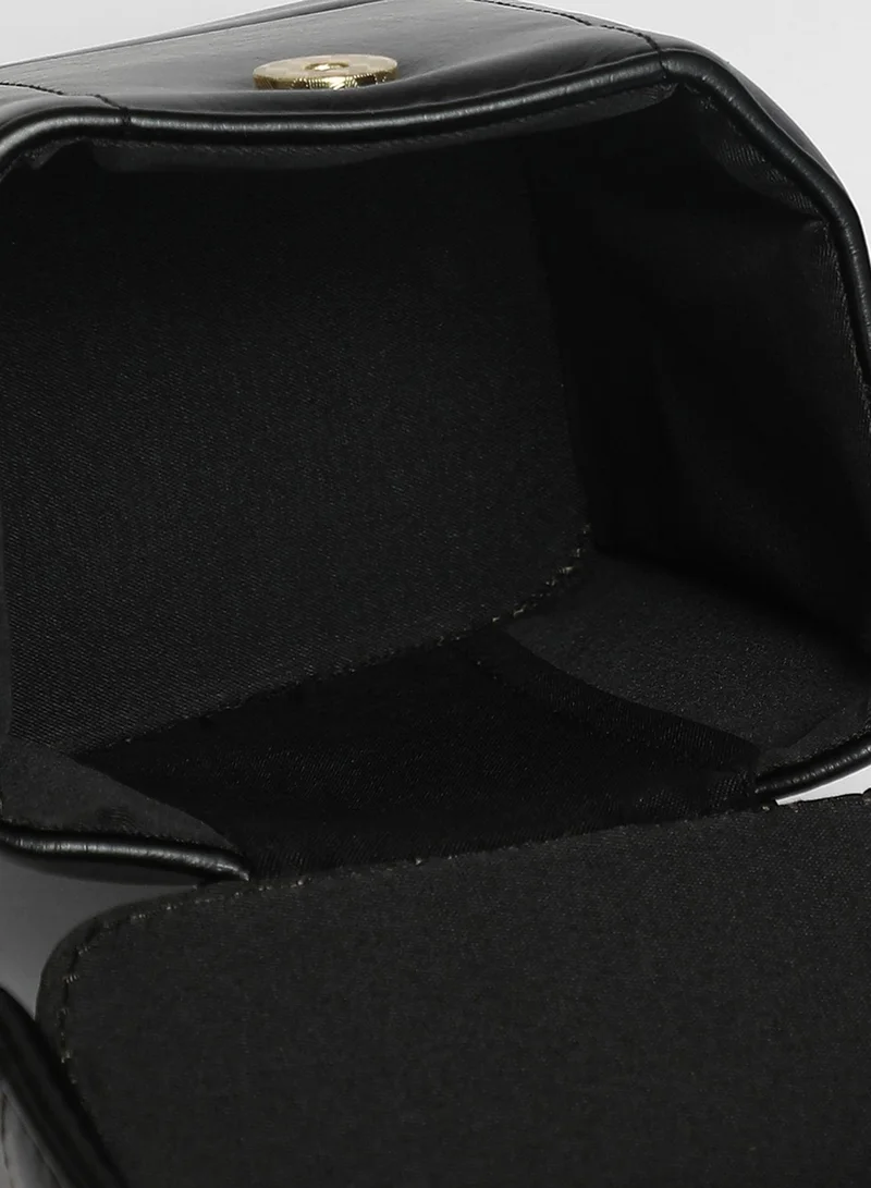 Haute Sauce Dented Buckle Bucket Bag