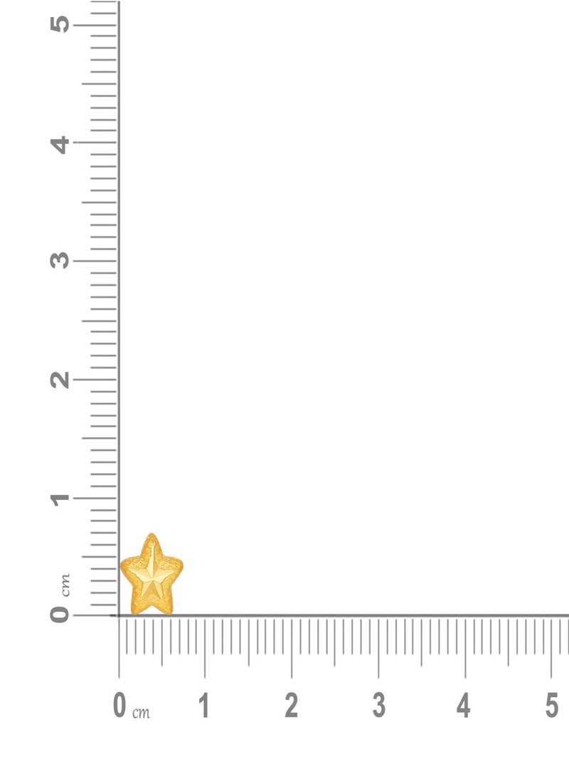 Malabar Gold and Diamonds 22 Karat 916 Purity Studs Gold Earrings ERZNS40608Y - Image 4