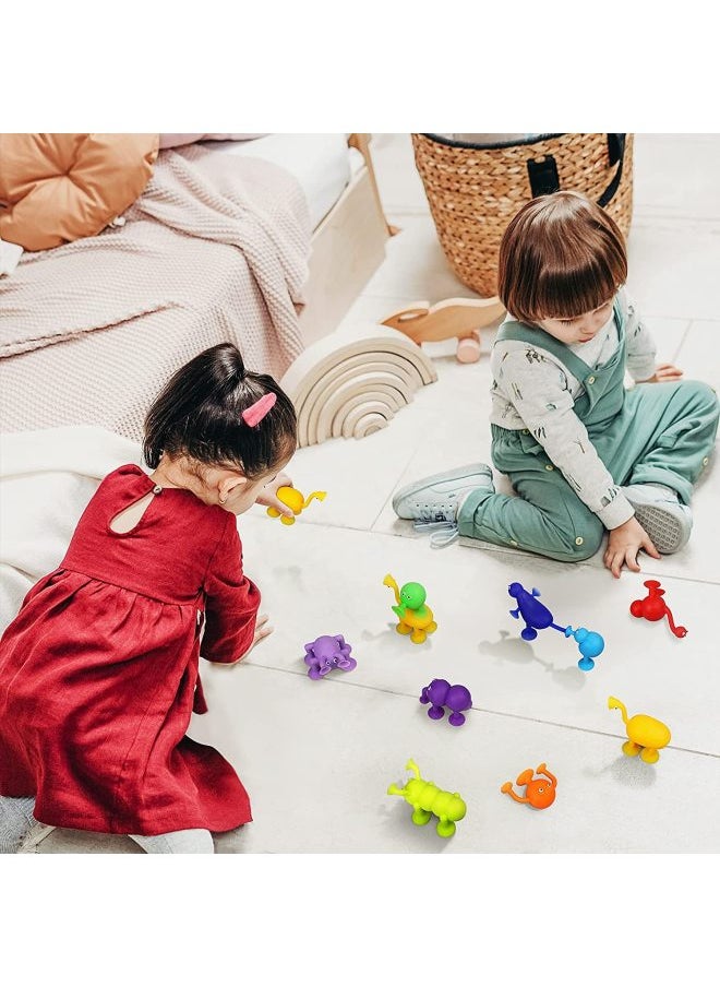 Hot-selling Simulation Animal Sucker Doll Sticky Music Building Blocks Toy Family Interactive Play House Toy-Color:Sophia Kao  - Image 5
