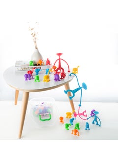 Generic Hot-selling Simulation Animal Sucker Doll Sticky Music Building Blocks Toy Family Interactive Play House Toy-Color:Sophia Kao  - Image 3