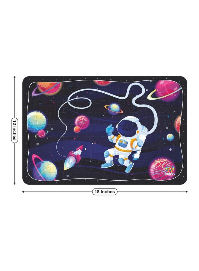 Webby Astronaut in Outer Space Wooden Jigsaw Puzzle, 108 Pieces - Image 5