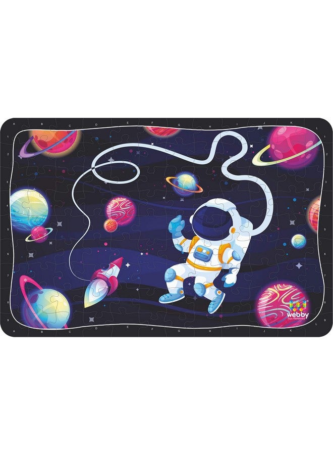 Webby Astronaut in Outer Space Wooden Jigsaw Puzzle, 108 Pieces - Image 2