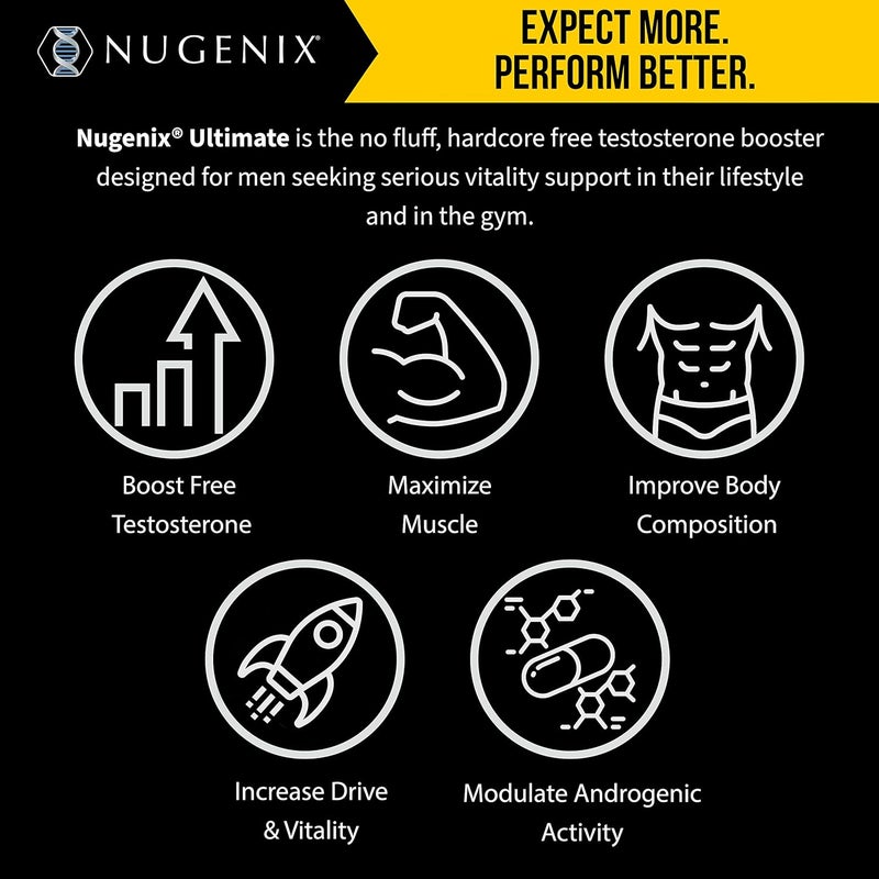 Nugenix نوجينيكس التستوستيرون المعزز النهائي 120 قرص - Image 4