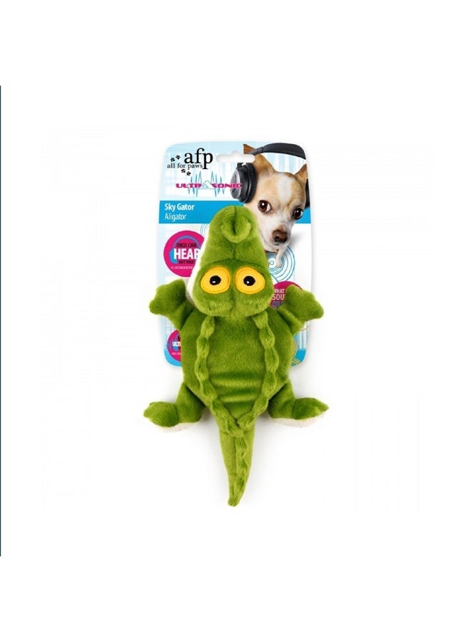all for paws Ultrasonic Gator Dog Toy