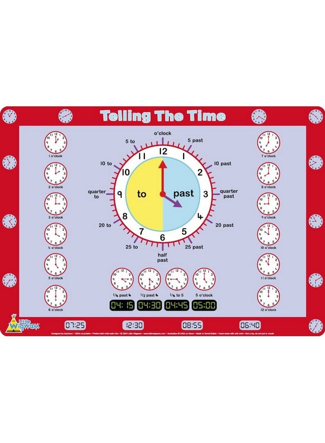 Little Wigwam Telling The Time Placemat - Image 1