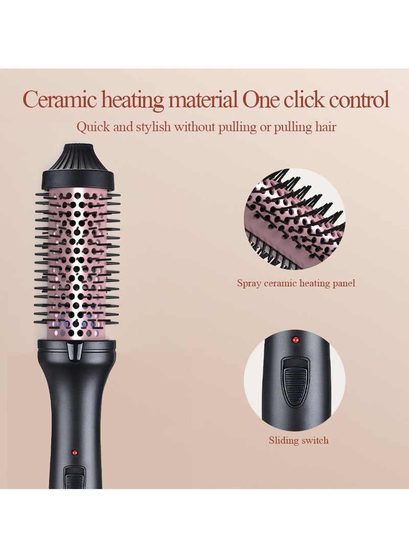 Generic Thermal Brush for Blowout Look,  1.5 Inch Negative Ion Thermal Brush with Cool-Air Tech, Easy to Make Hair Shinier & Smoother, 3-in-1 Heated Styler with Dual Voltage  - Image 3