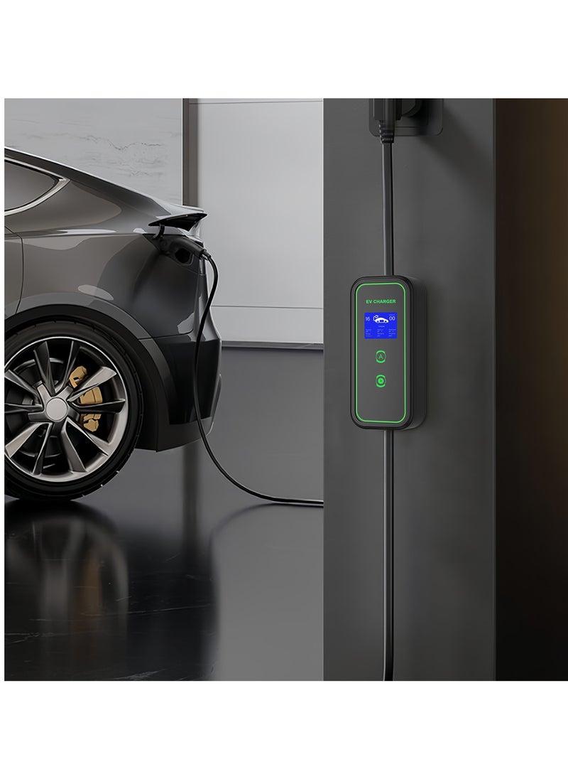 urtech URTECH 7kW GBT EV Charger | Professional Portable Charging Station | Smart LCD Control | Complete Installation Kit  - Image 5