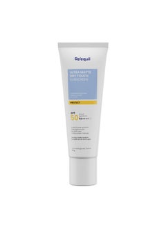 RE' EQUIL Ultra Matte Dry Touch Sunscreen | Matte Finish Sunscreen For All Skin Types | Water & Sweat Resistant With Spf 50 Pa++++ | No White Cast, Non-Greasy & Non-Comedogenic Sunscreen | 50G  - Image 1