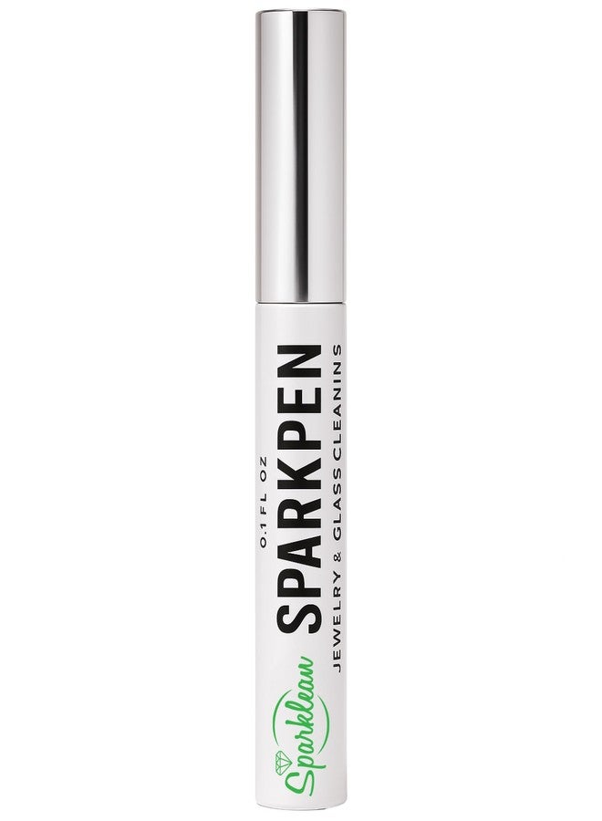 SPARKLEAN PREMIUM JEWELRY CLEANER PEN | Cleans Diamond Rings, Silver, Gold, and Metal | Includes a Brush and Specialized Jewelry Cleaning Solution | 400 Uses per Unit | 4 Milliliters - Image 1