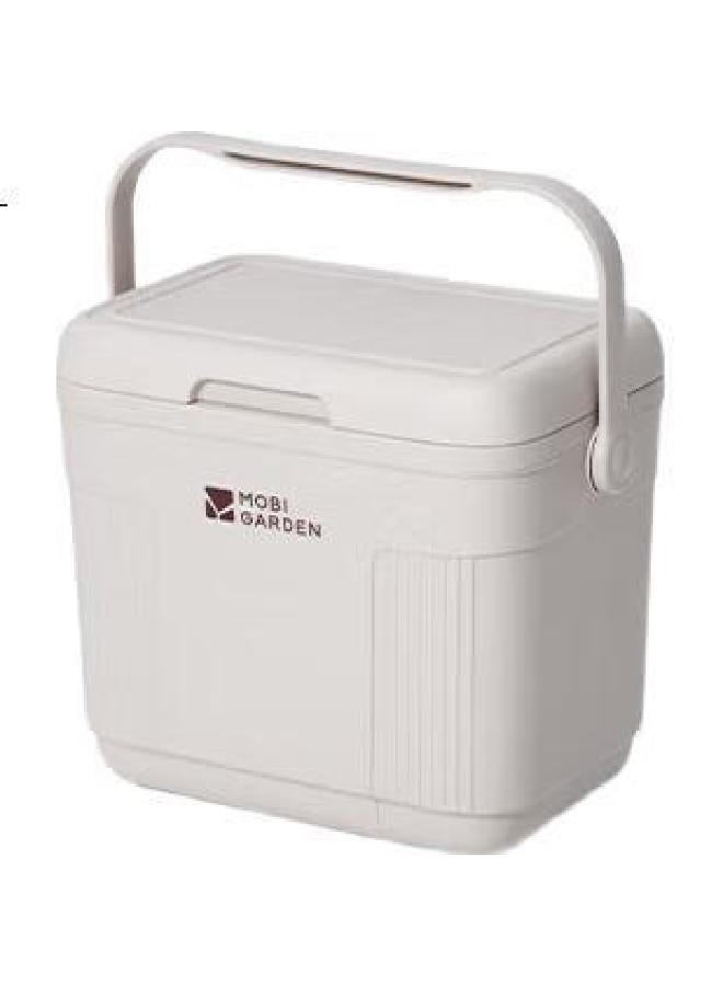 MOBIGARDEN Insulated Cooler Box, Outdoor Camping Large Capacity Storage Container, Frost-Proof 10L Nx24684004, Moonlight White - Image 3