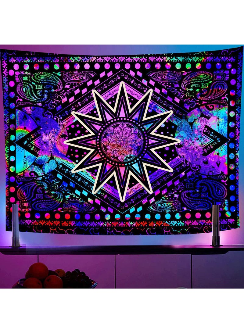 Y&D Wall Purple Light Decorative Cloth Hanging Cloth Tapestries Room Background Cloth Tapestries Wall Hanging-LS-FGD0595*73cm - Image 1