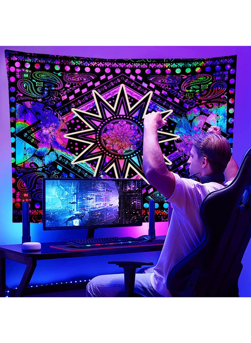 Y&D Wall Purple Light Decorative Cloth Hanging Cloth Tapestries Room Background Cloth Tapestries Wall Hanging-LS-FGD0595*73cm - Image 5