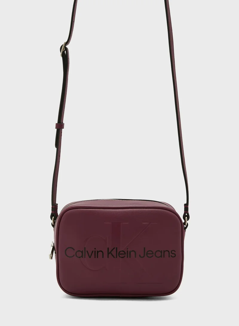 CALVIN KLEIN Monogram Detailed Crossbody
