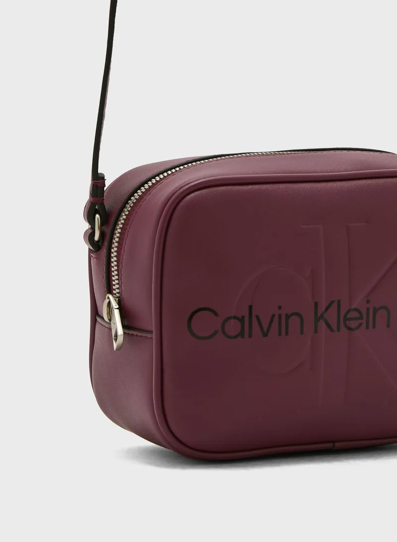 CALVIN KLEIN Monogram Detailed Crossbody
