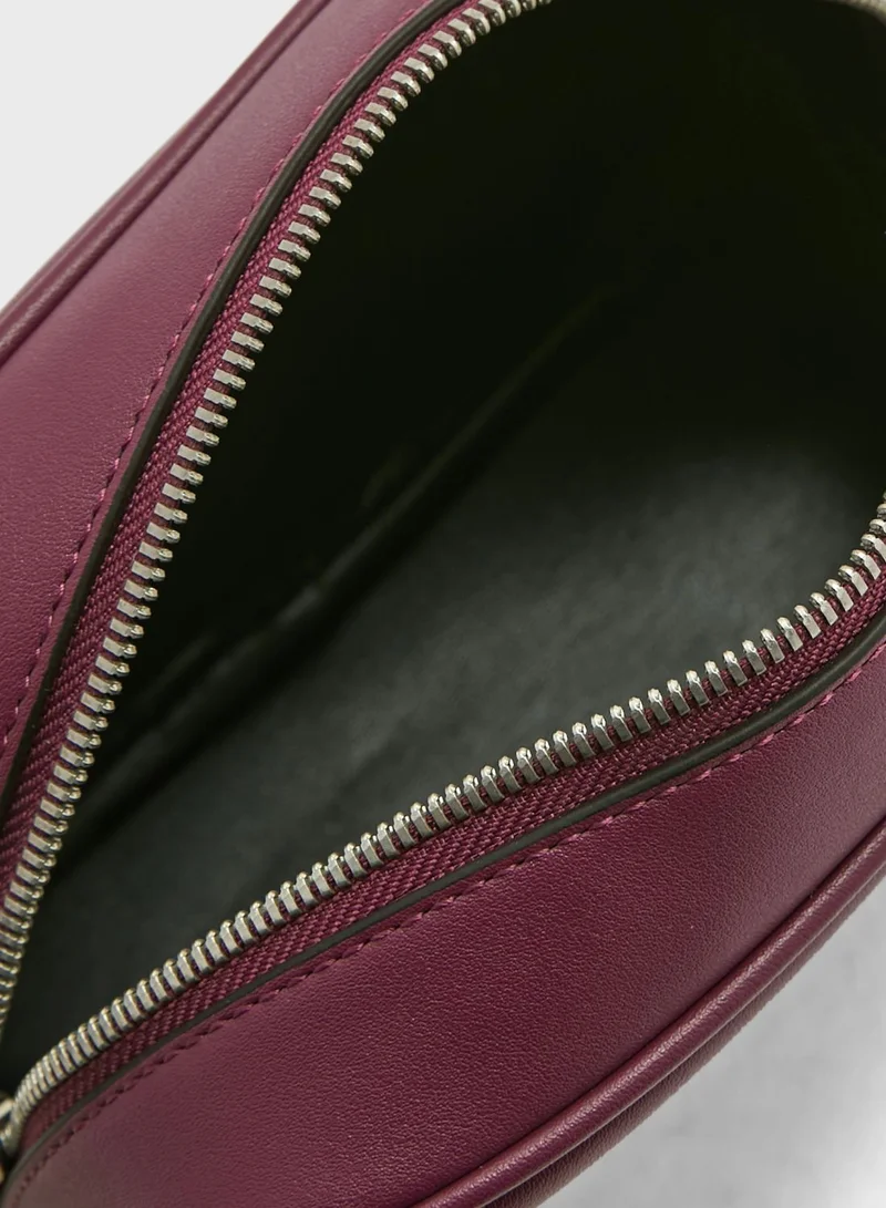 CALVIN KLEIN Monogram Detailed Crossbody