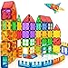 Landtaix 100pcs Magnetic Tiles Magnetic Building Blocks for Toddlers 3 4 5 6 7 Year Old Boys Girls Educational Magnet Blocks Birthday Gift Valentines Day Toys for Kids Ages 48 Sensory Toys 13 - Image 4