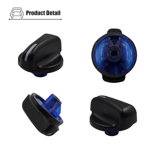 LXROAR01 3PCS AC Heater Switch Control Knob Compatible with Jeep Wrangler 1999-2006 Year, for Dodge Ram 1500 2500 3500 1998-2003 Year, for 05011218AC 5011218AC - Image 5