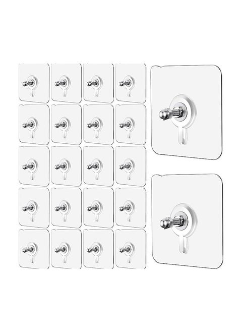Self Adhesive Wall Hooks Screw Alternatives 20 Pieces