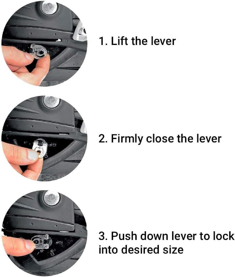 ROCES Kid's Unisex Children MCK II Adjustable Carbon Steel Hockey Blade Ice Skates with Two Micrometric Memory Buckles Closure - Image 4