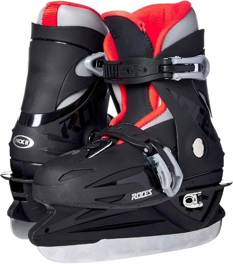 ROCES Kid's Unisex Children MCK II Adjustable Carbon Steel Hockey Blade Ice Skates with Two Micrometric Memory Buckles Closure - Image 3