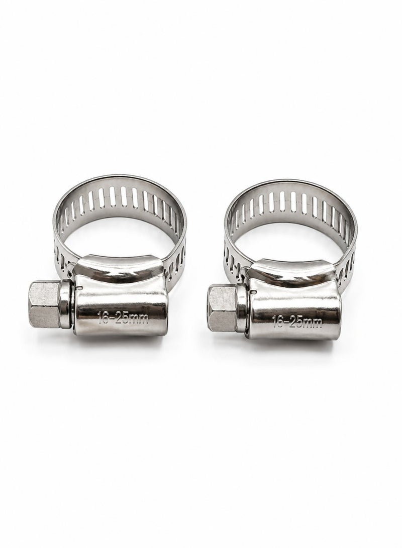 Essential 2 Meter Gas Hose Combo Made in Italy with 1/2" BS Male Connector & 2 Hose Clips, Flexible LPG Gas Pipe for Compatible Gas Stoves & Appliances - Image 4