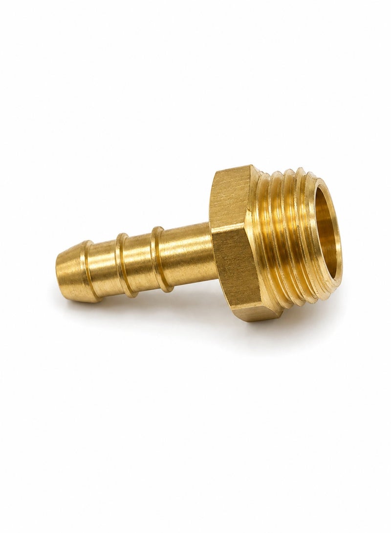 Essential 2 Meter Gas Hose Combo Made in Italy with 1/2" BS Male Connector & 2 Hose Clips, Flexible LPG Gas Pipe for Compatible Gas Stoves & Appliances - Image 3