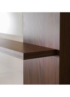 DANUBE HOME Lugo TV Cabinet For Up To 55 Inches TV Entertainment Modern Design Wall Unit Furniture Wooden TV Stand Made in Brazil TV Unit Rack 136x53.5x179.7 cm Walnut And Off White  - Image 3